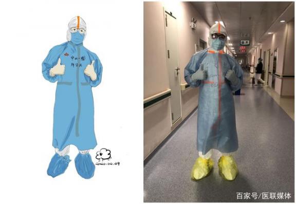 暖心！武汉大学生手绘抗疫漫画，致敬逆行天使  最帅的逆行者 手绘贴纸 h7n9疫情 致敬30年 武汉大学生惨案经过 魔域天使 武汉大学生惨案动机 手绘沙发背景墙 金正恩姨妈 武汉大学生兼职网 第15张